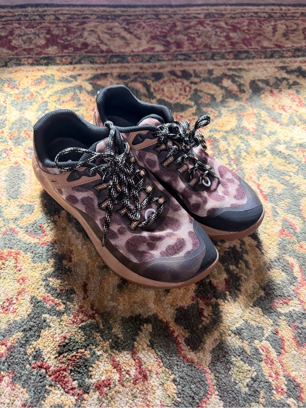 Merrell Women's tan and black leopard Athletic Shoes